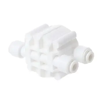 

4 Way 1/4 Port Auto Shut Off Valve For RO Reverse Osmosis Water Filter System