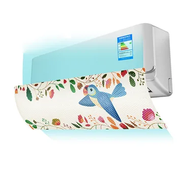 

Adjustable Air Conditioner Cover Colorful Pastoral Windshield Baffle Shield Wind Guide Month Straight Anti-wind Shield Drop Ship