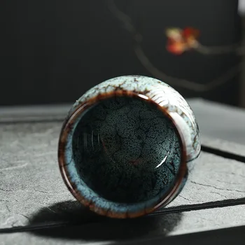 

Kung Fu Tea Set, Tianmu Furnace, Rabbit Hair Writing Brush, Jianzhan Glaze, Ceramic Single Cup, Tea Master Cup new