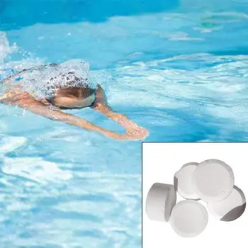 

Wholesale 100 Pcs Chlorine Tablets Multifunction Instant Disinfection For Swimming Pool Tub Spa Piscina