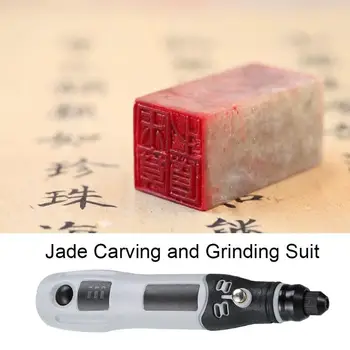 

USB Rechargeable Mini Grinding Machine Rotary Tool Kit Drill Engraver Pen Variable Speed Rotary Tools Kit for Milling Polishing