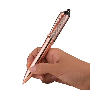 

1PC Luxury Metal Business Office Sign Pen Rollerball Pen Student Ballpoint Pens Back To School Writing Stationery Supplies 03748