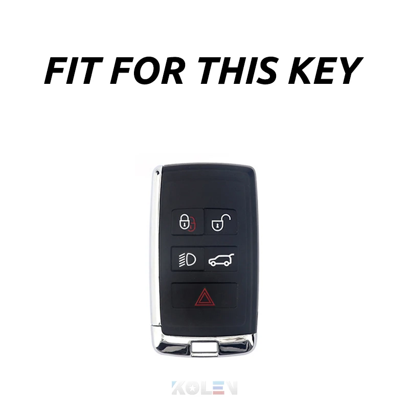 Cover chiave telecomando per Land Rover Range Rover Discovery 5 Sport Evoque per Jaguar 2018 2019 - H3ab08808839b492dabd6206c67479aday