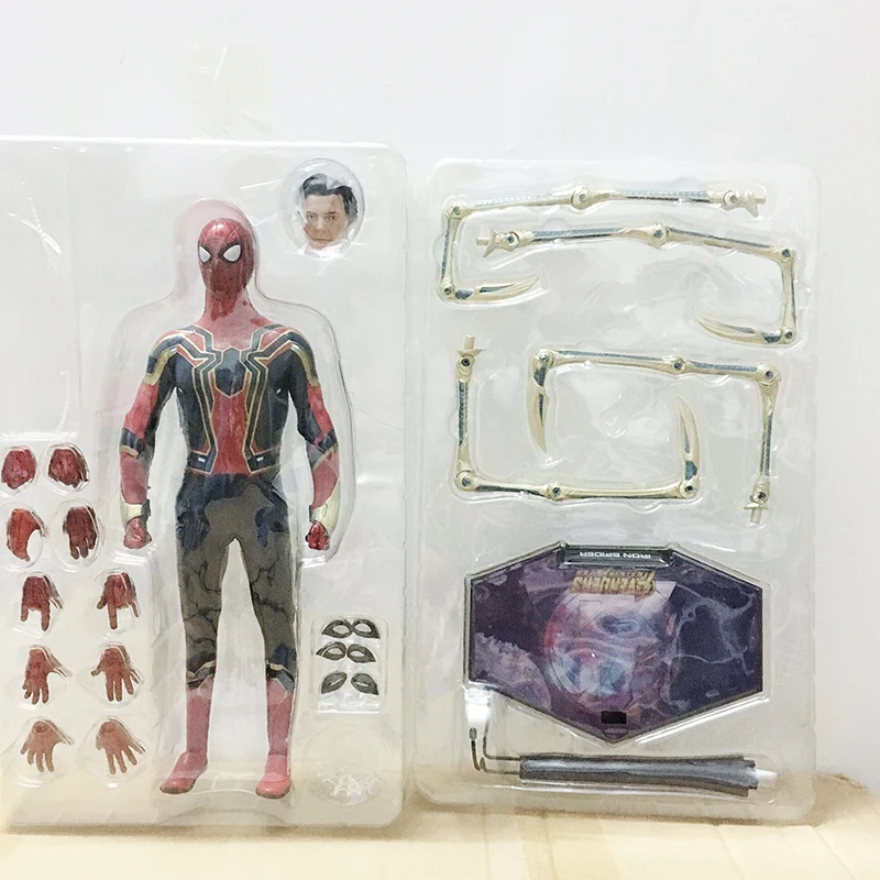 

12inch 30cm Hot Movie HC Avengers Infinity War Spiderman Iron Spider Man Action Figure Collectible Model Toy