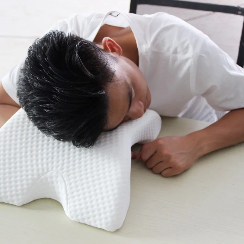 Memory Foam пара Подушка для сна память медленный отскок Подушка надувная новая анти-Ручная паралича Подушка ворс Подушка Прямая
