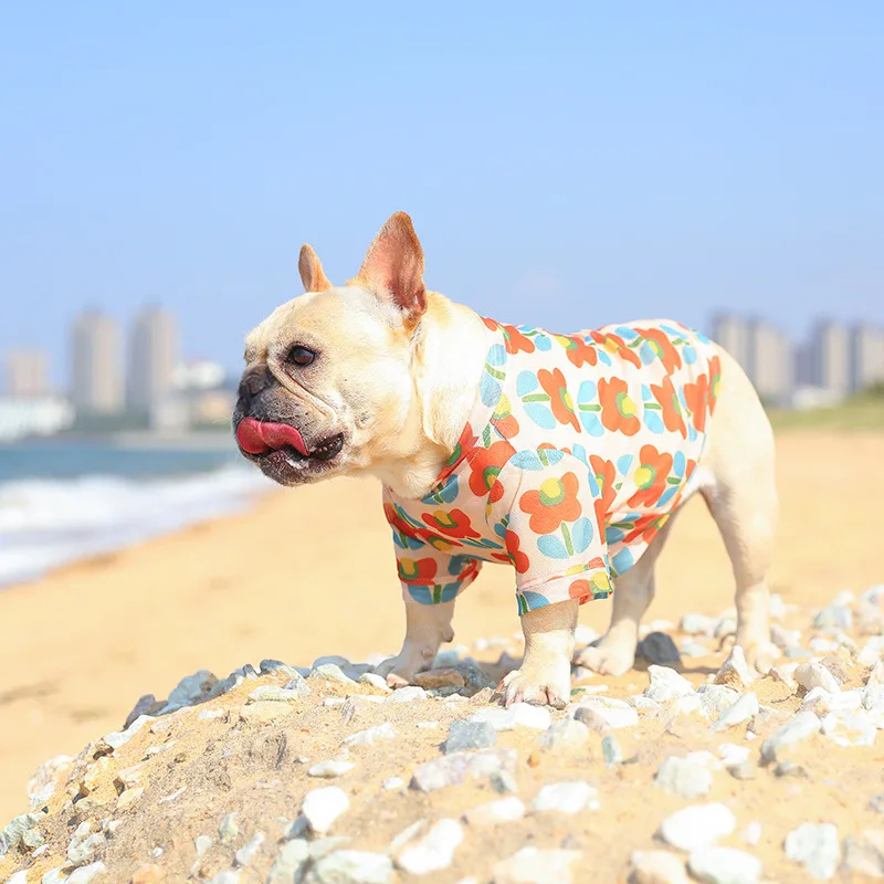 Pet Dog Vests Summer Mesh T Shirt Cat Clothes Dog Sport Breathable