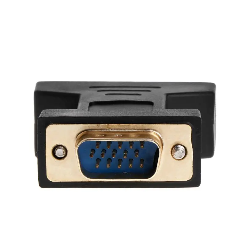 Аналоговый гнездовой DVI-I(24+ 5) к VGA SVGA папа(15-pin) разъем адаптера