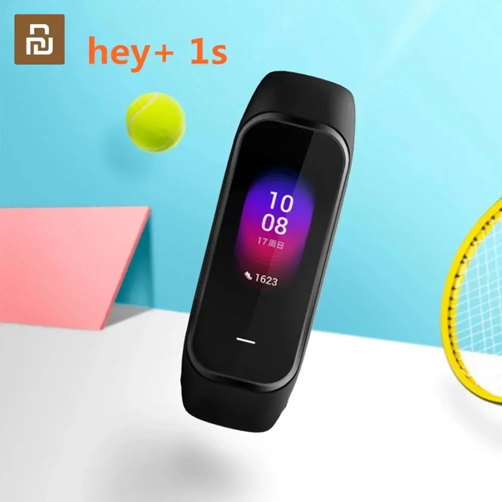 Смарт браслет Youpin Hey Plus 1S 0 95 дюйма цветной экран AMOLED встроенный