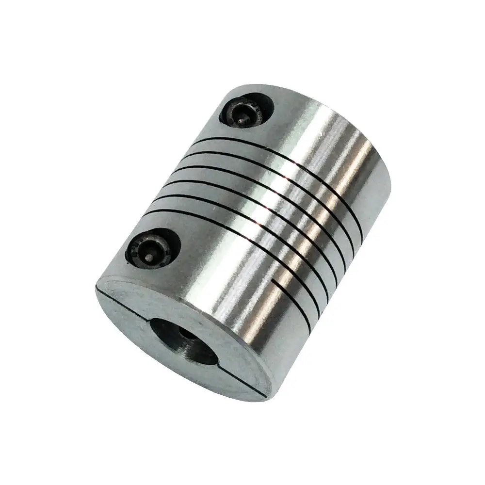 

CNC Flexible Coupling Shaft Coupler Motor Connector Shaft Coupling Flexible Coupler for Motors Aluminum Alloy Diameter 20MM/25MM