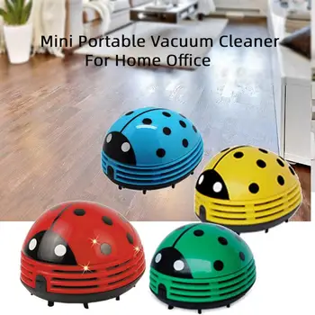 

Table Dust Vaccum Cleaner Ladybug Shaped Portable Corner Desk Vaccum Cleaner Mini Cute Vacuum Cleaner Dust Sweeper Cleaning Tool