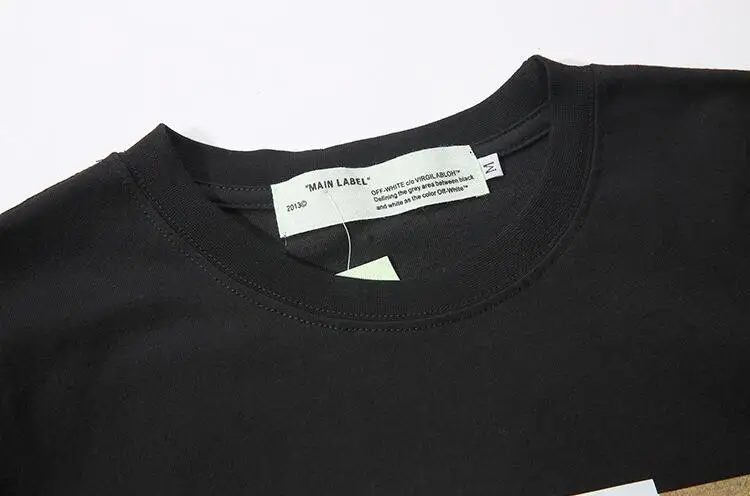 Европейские и американские модели 19SS Off-White OW Mona Lisa для мужчин и женщин, для влюбленных пар, Модная хлопковая футболка с круглым вырезом и коротким рукавом
