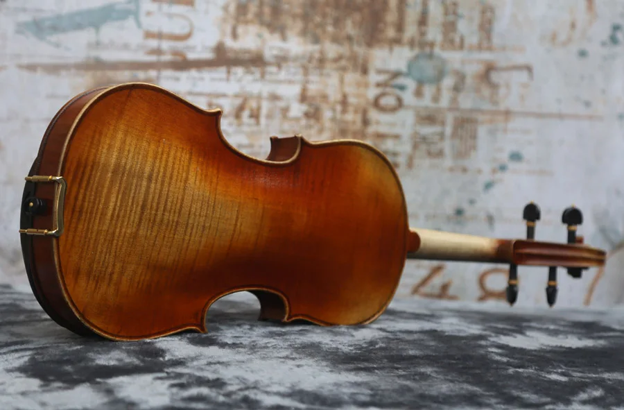 4/4 полный размер Антик/Винтаж/Старая скрипка, Guarneri del Gesu 1743 модель, F13