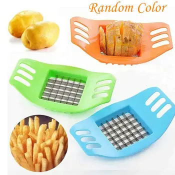 

New 1Pcs French Fry Potato Chip Cut Cutter Vegetable Fruit Slicer Chopper Chipper Blade Easy Kitchen Tools