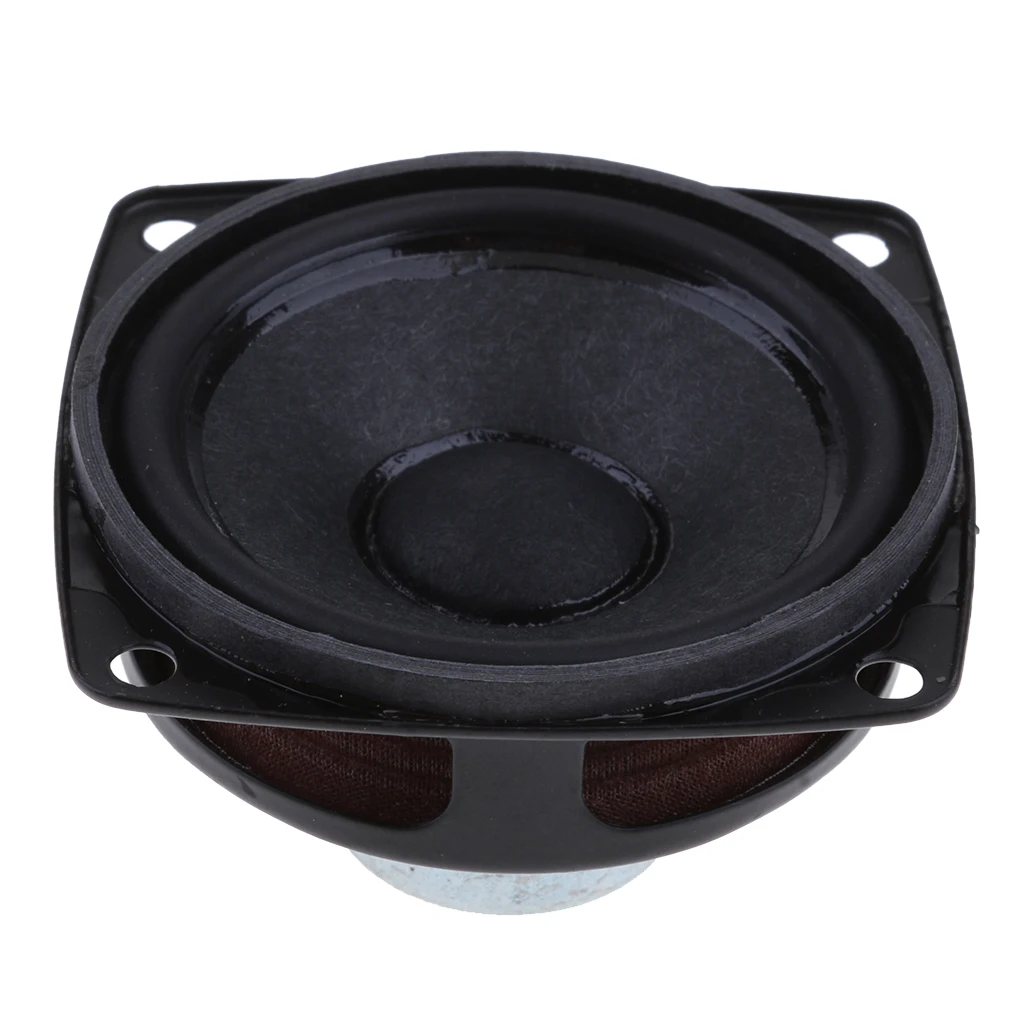 8Ohm Stereo Audio Speaker Hifi Speaker 4Ohm Full-range DIY Loudspeaker Clear Sound	 Rubber Edge and Magnetic horn