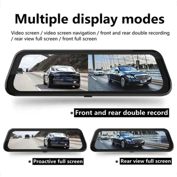 

Streaming Traffic Recorder New 10 Inch Full Screen Smart Rearview Mirror Hd Telescopic Lens Double Recording