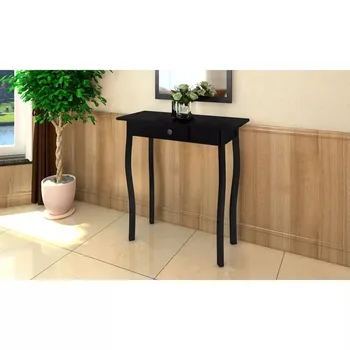 

VidaXL Console Table MDF Black 240044