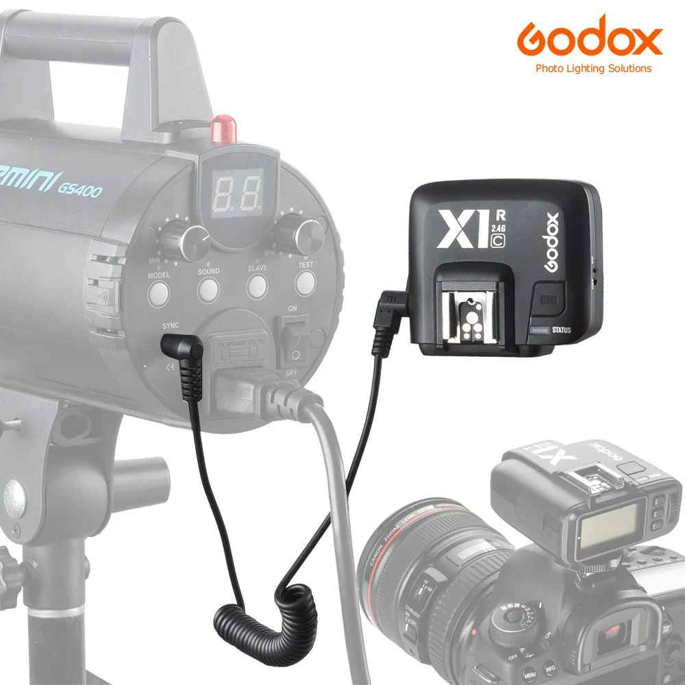 Godox X1R C/X1R N/X1R S ttl 2 4G беспроводной приемник вспышки для X1T C/N/S Xpro триггер Canon/Nikon/sony Dslr