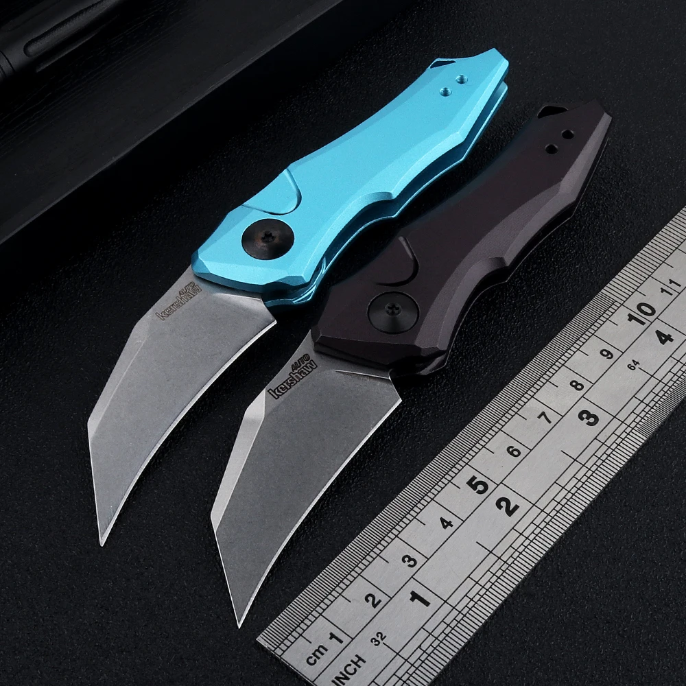 

New Kershaw 7350 folding knife CPM-154 blade aluminum handle fruit knife outdoor hunting EDC camping tool knife