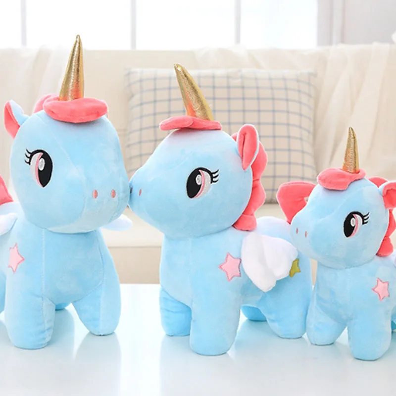 

20CM Soft Unicorn Plush Toy Baby Kids Appease Sleeping Pillow Doll Animal Stuffed Plush Toy Birthday Gifts for Girls Children