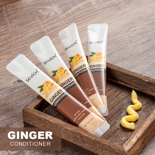 Sevich Ginger Hair Treatment Mask Disposable Hair Care Essential Oils Nourishing Damaged Repair Dry Frizz Soft