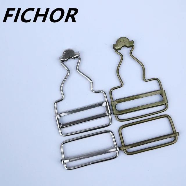 8 Sets Overalls Buckles Suspender Clips Replacement Metal Overall Buckles  Clothing Accessories