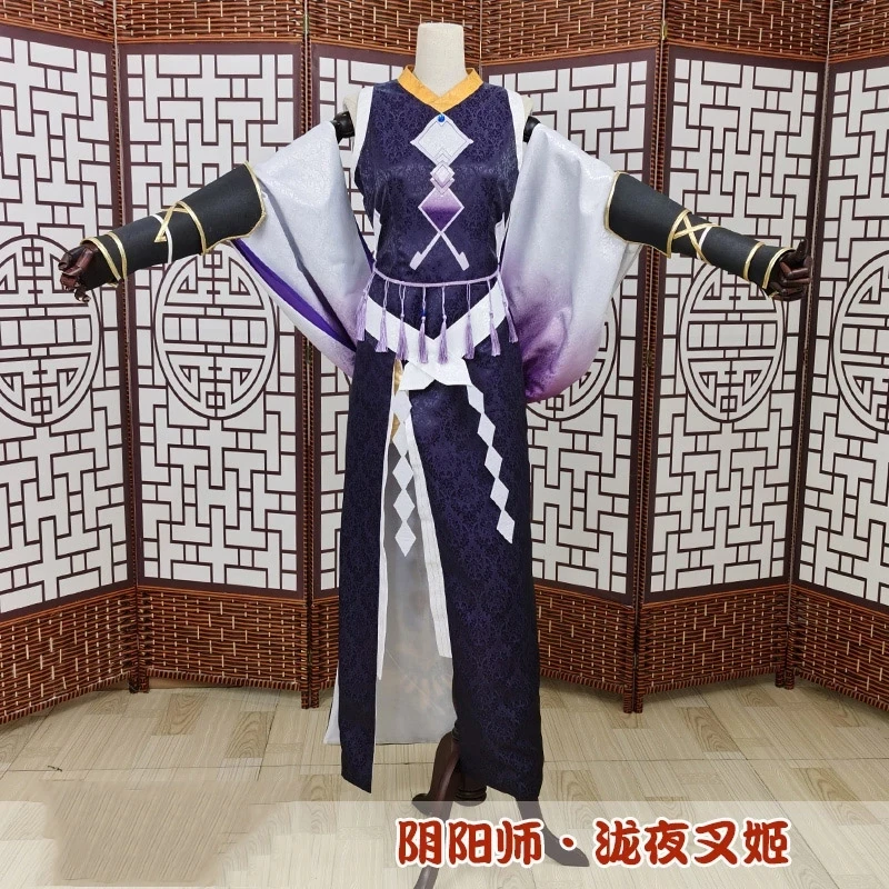 

COSLEE Onmyoji SSR Takinayasha длинные Ye Cha Ji кимоно униформа косплей костюм женский новый