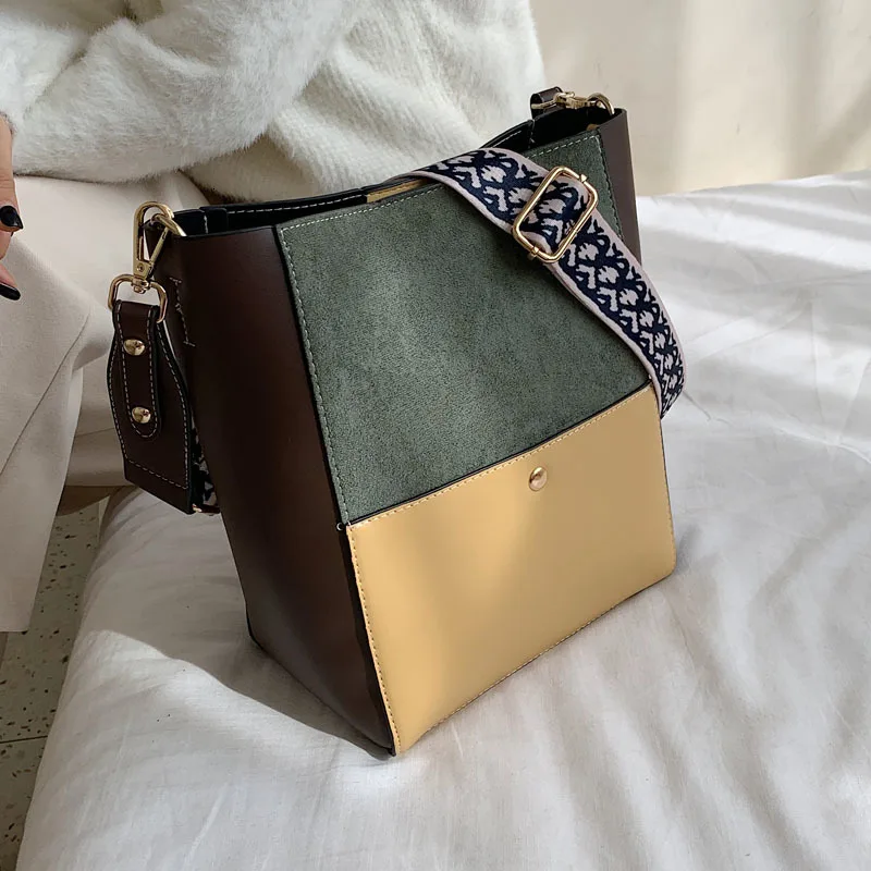 

Women Bucket Bag Female Pu Leather Top-handle Bags Party Classic Purses And Handbags Casual Shoulder Bags Bolso Mujer Bolsa