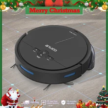 Robô aspirador de pó wifi & app & voz controle remoto 250ml tanque de água 3600pa sucção 4400mah giroscópio caminho planejamento auto-carga corile