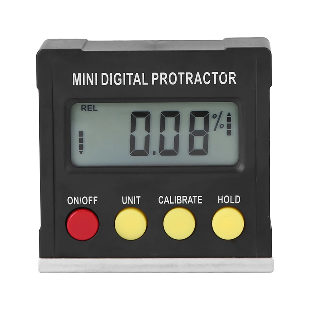  Mini Magnetic Digital Protractor Angle Finder Bevel Level Box Inclinometer Meter