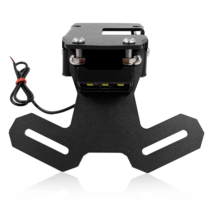 Motorcycle Tail Tidy Fender Eliminator Registration License Plate Holderframe LED Light For KAWASAKI Z900 2017 Z 900 (9)