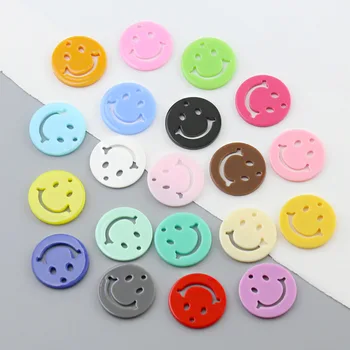 

Kawaii DIY Flatback Smile Acrylic key chain Accessories CharmsJewelry Making Earrings Necklace Pendant