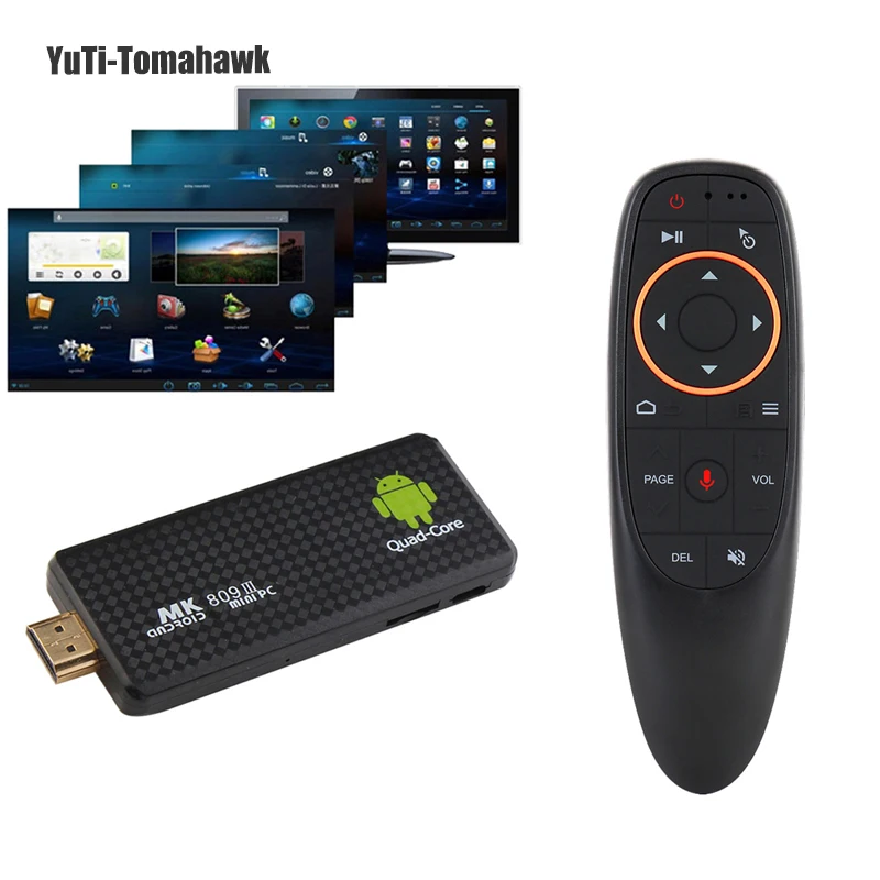 Четырехъядерный процессор MK809 III ТВ приставка Android 7 1 Smart TV Stick 2 Гб ОЗУ 8 ПЗУ Bluetooth Wi Fi