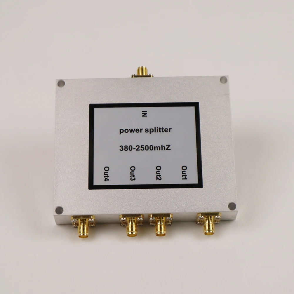 ZQTMAX 380 МГц~ 2500 МГц 4 способ SMA сплиттер питания Женский делитель