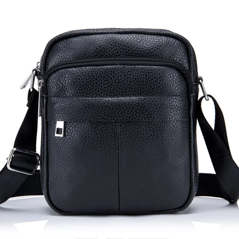 

Brand Casual Business Shoulder Bags Crossbody Bags For Men Messenger Bag Cow Genuine Leather Small Male Cowhide Flap Bolsas
