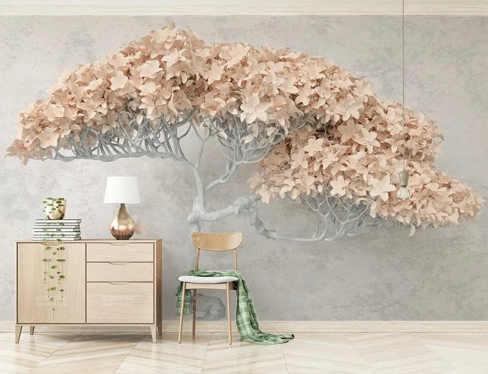 Wallpaper For Bedroom Living Room Custom 3D Mural Wall Covering Sticker Home Decor Modern Dropshipping | Обустройство дома