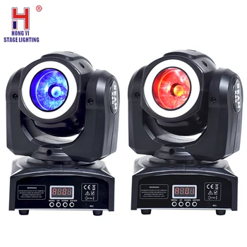 

Led RGBW 60W Beam Moving Head Light With Halo Strobe Effect Stage Effect Lighitng For Dj Party Show 2pcs/lot