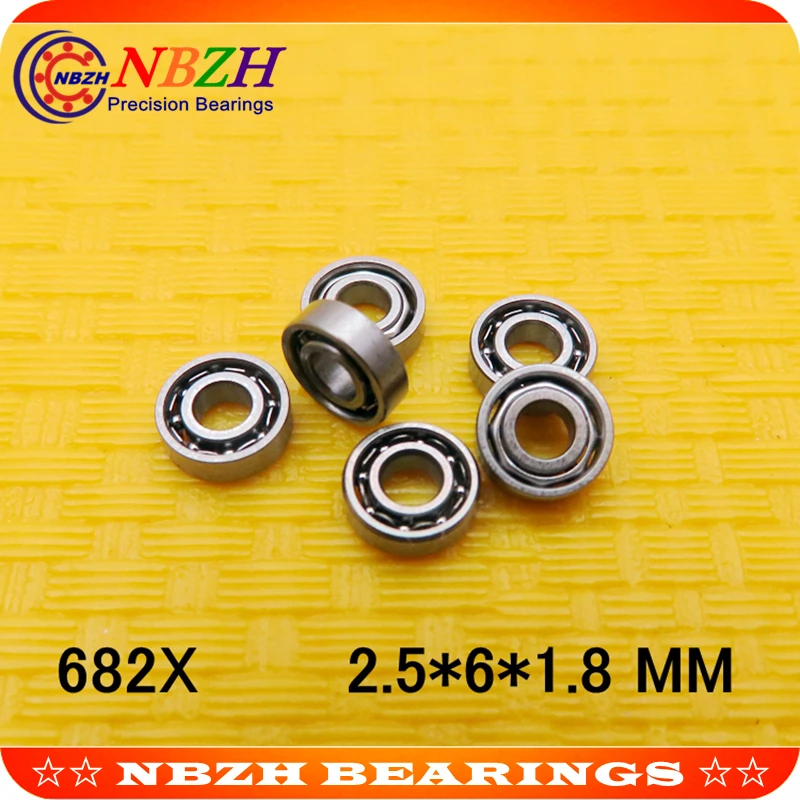 

NBZH bearingHigh Quality BX2 MR682 UL205 UL20C L-520 682 OPEN 2*5*1.5 Mm Metric Miniature Deep Groove Ball Bearing