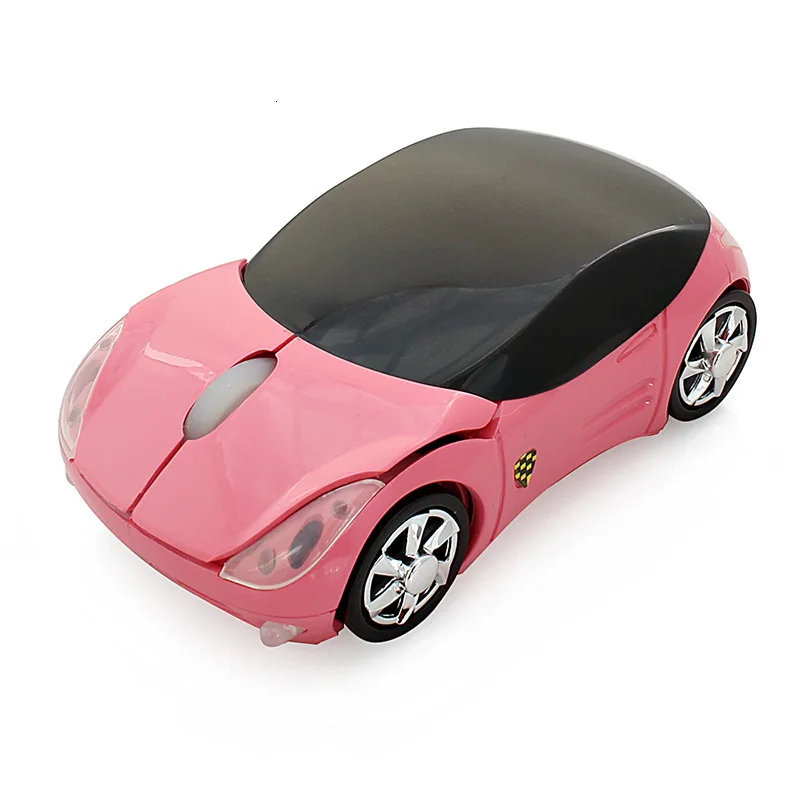 CHYI Cool Mini Автомобильная беспроводная мышь для детей 1600 dpi USB Оптический компьютер розовые мыши милый автомобиль Mause для девочек ноутбук Laptop персональный компьютер
