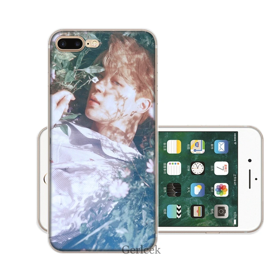 Чехол для мобильного телефона из ТПУ для iPhone 11 Pro XR X XS Max iPhone 7 8 6 6S Plus 5 5S SE чехол EWAU Jimin красивый