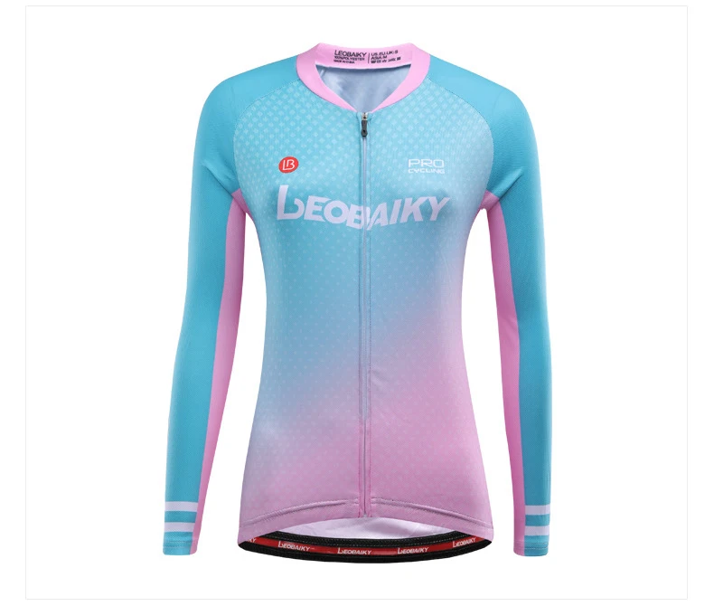 LEOBAIKY Pro велосипедная майка женская велосипедная одежда Roupa Maillot ciclismo с длинным рукавом для езды на велосипеде Женская одежда для велоспорта
