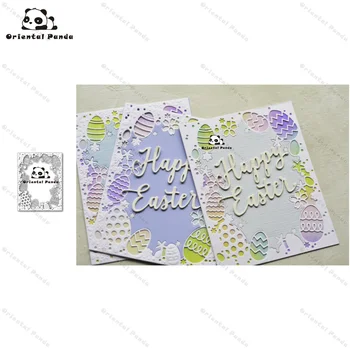 

New Dies Easter egg frame Metal Cutting Dies diy Dies photo album cutting dies Scrapbooking Stencil Die Cuts craft dies