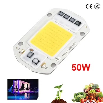 

COB Light COB Chip Light LED COB Chip High Brightness Eco-Friendly Lens Reflector 50W AC110V/220V DIY Spotlight Floor Lights