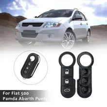 

1 PC Black Rubber Fob Key Remote 3 Button Remote Car Key Pad Rubber Button Pad For Fiat 500 Panda Abarth Punto 3 Button