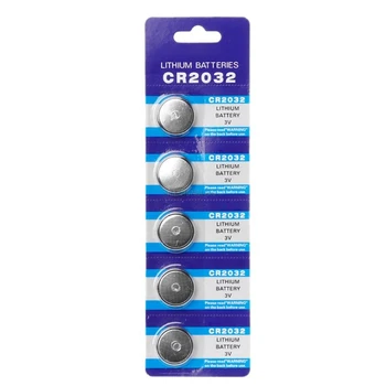 

5PCS Button Battery 3V CR2032 BR2032 DL2032 ECR2032 Cell Coin Lithium Li-ion Batteries Promotion Watch Computer LED Electronic