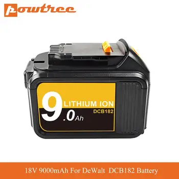 

For DeWalt 18V 9.0Ah Battery Power Tools Batteries Replacement DCB181 DCB182 DCB200 DCB205 DCB204 DCB206 DCB205-2 Tools Battery