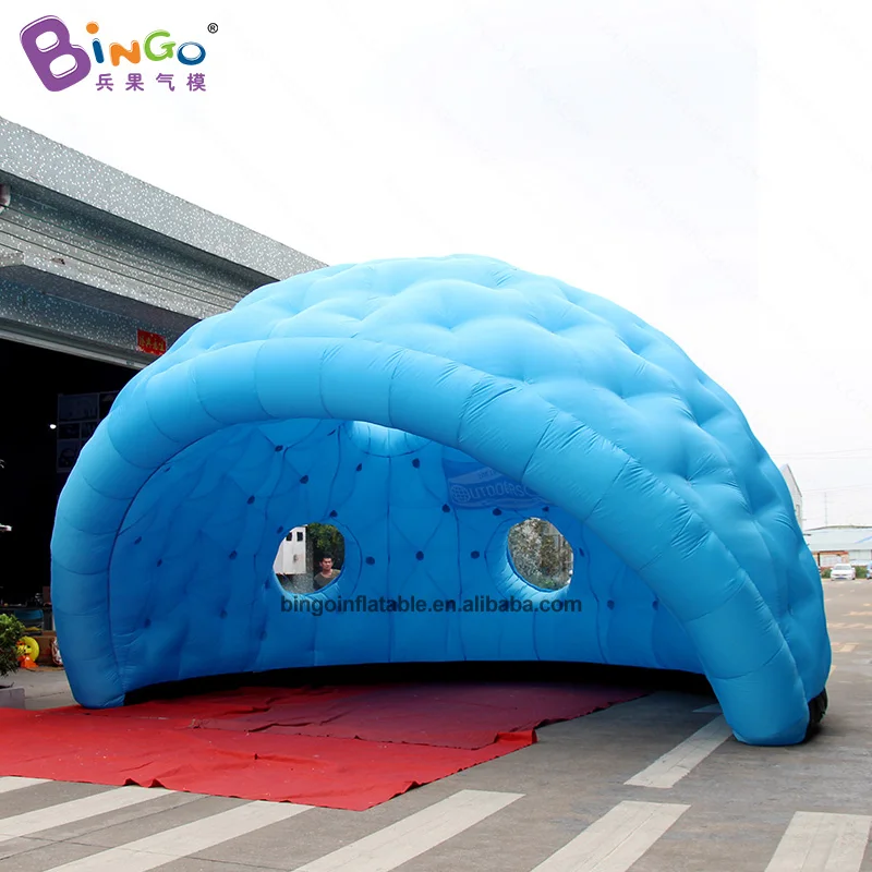 

Hot sales inflatable dome tent twith 4.5mh / inflatable blue tent/decorate toy tent
