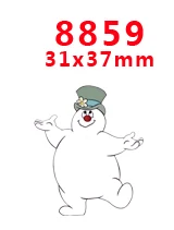 8859 30 шт мультяшный персонаж плоское украшение из смолы PR 8858 - Цвет: 8859