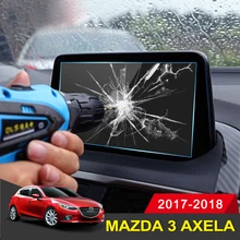 Для Mazda 3 Axela gps Навигация экран стальной материал Защитная пленка для ЖК-экрана пленка наклейка аксессуары