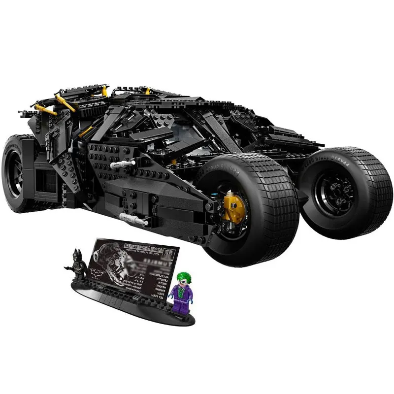

Batman Tumbler Compatible Legoing Marvel Batman 76023 DC Super Heroes Model Building Blocks 1869 Piece Bricks Boy ifts Toys