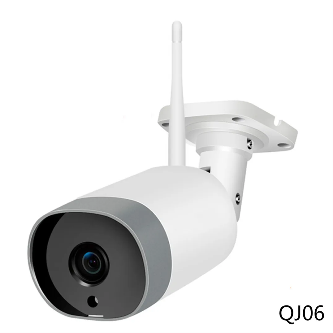 QJ06 UK Plug Умная ip-камера WiFi Беспроводная уличные камеры видеонаблюдения совместима с Alexa Echo Show домашняя Водонепроницаемая камера безопасности - Цвет: QJ06 UK Plug